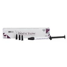 DiaDent DiaFil Flow Light Cure Radiopaque Dental Flowable Composite Resin 2gm
