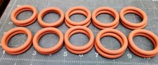 FDA Silicone O-Rings 401 1-1/2" ID, 2" OD, 1/4" Width, Red Pack of 20 Z4S4
