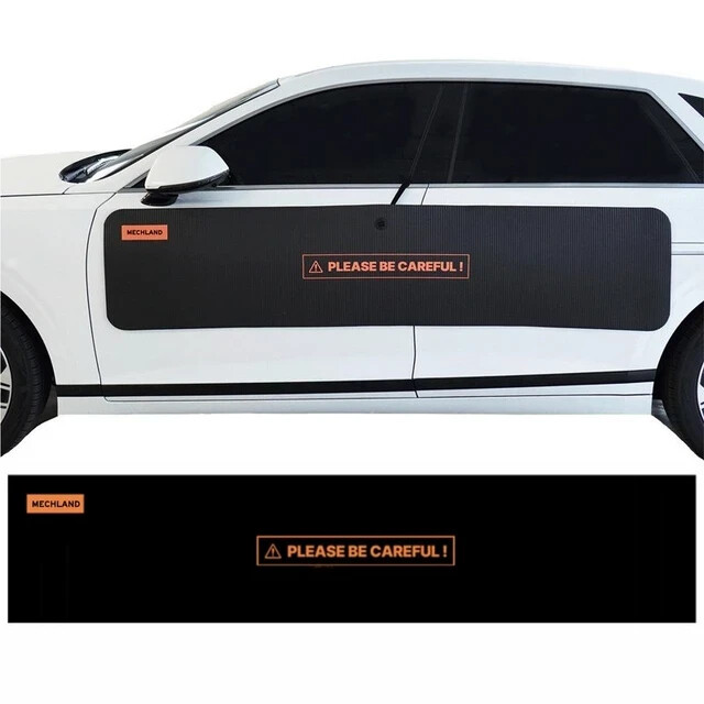 Salvaporta Auto Magnetico 185cm ABS Nero | Protezione Professionale Ali