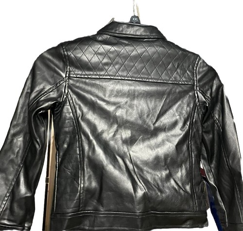 Art Class Black Faux Leather Jacket & Skirt Girl Size Small - Picture 2 of 13