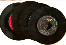 4 1950s 45 Pop originals ; Tab Hunter, Frankie Avalon, Paul Anka, Don Cherry