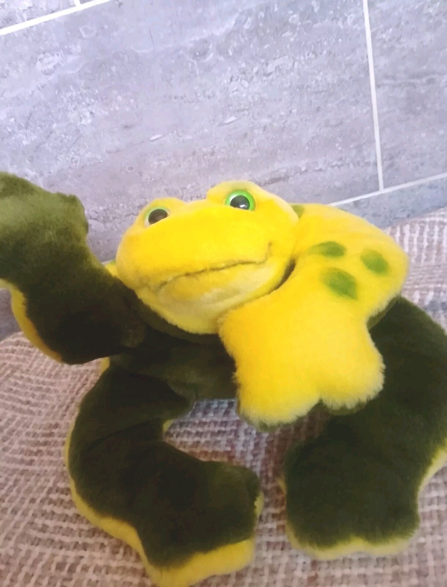Vintage Merrythought Frog Plush Soft Toy Retired. Ribbeting Sound