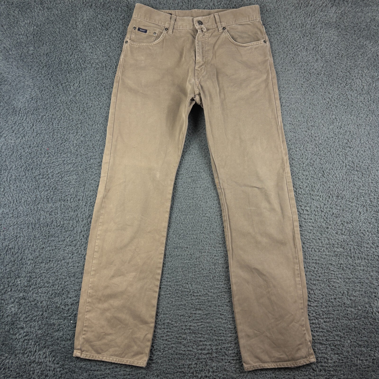 Gant Trousers W30 L32 Beige Tan Chinos Khakis Jeans Jason Heavy Thick Hunting