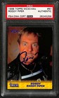 "Rowdy" Roddy Piper 1988 Topps WCW/nWO #67 Signed Card PSA/DNA Encapsulated