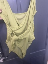 Lime Green Flattering Swimsuit Size 18 From Primark PREOWNED
