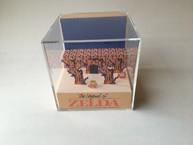 The Legend of Zelda Nintendo NES Classic First Dungeon Shadow Box Art 3.5"
