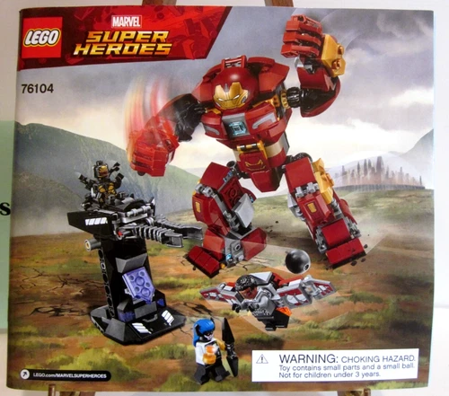 LEGO SUPER HEROES AVENGERS INFINITY WAR 76104 THE HULKBUSTER SMASH-UP COMPLETE