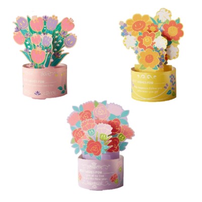 3D Greeting Card for Mom Women Mom Dad Husband Wife Grandma Grandpa Son Daughter