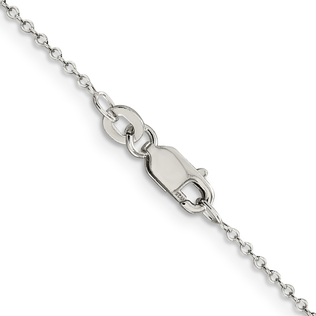 アクセサリー silver 925 vintage cable chain necklace Solid .925 Sterling Silver 1.5mm Cable Chain Necklace 12