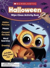 Halloween Wipe-Clean Activity Book - Paperback - GOOD