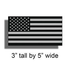 3 X 5 Black Gray Grunge American Flag Sticker Usa Car Vehicle Subdued Decal 3 X 5 Black Gray Grunge American Flag Sticker Usa Car Vehicle Subdued Decal