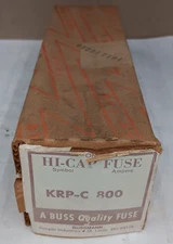 NEW BUSSMAN 800 AMP HI-CAP FUSE CLASS L 600 VAC KRP-C-800