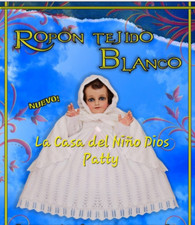 Vestido Ni o Dios ROPON TEJIDO BLANCO Vestidos NI o dios  Baby Jesus Clothing
