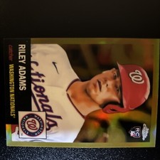 RILEY ADAMS #/50 Gold Refractor 2022 Topps Chrome Platinum Anniversary ROOKIE