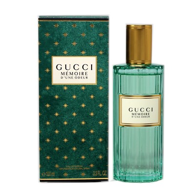 GUCCI MEMOIRE D'UNE ODEUR EAU DE PARFUM NATURAL SPRAY 100 ML/3.3 FL.OZ. NIB
