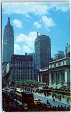 Empire State Building, Public Library and Fifth Avenue - New York City, New York