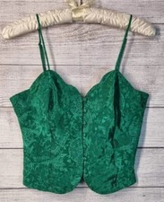 Victoria's Secret NWT Green Camisole Small GOLD LABEL Vintage DEADSTOCK