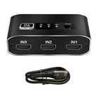 8K 60hz HDMI 2.1 Switch 3X1 4K 120HZ, 3 in 1 Out Switcher Support HDCP2.3 HDR10