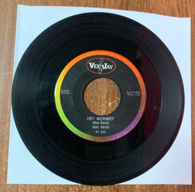 Vintage Mac Davis 45 RPM 7'' Records Each Sold Separately