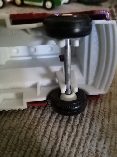 Tootsie Spielzeug 4 Zoll Chemielöscher Feuerwehr Tankwagen rot USA 1970 - Bild 10 von 12