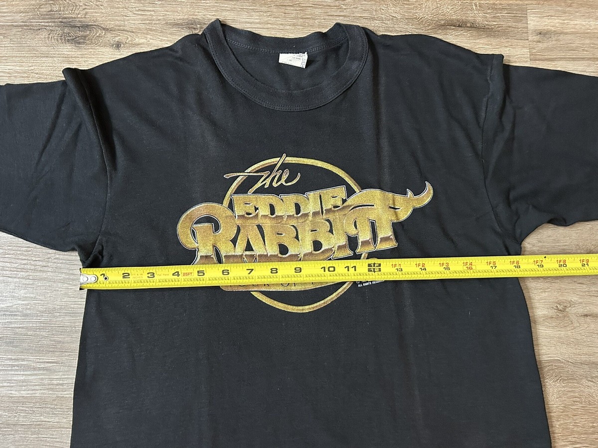 Vintage 1982 Eddie Rabbitt Diamond Anniversary Tour Single Stitch