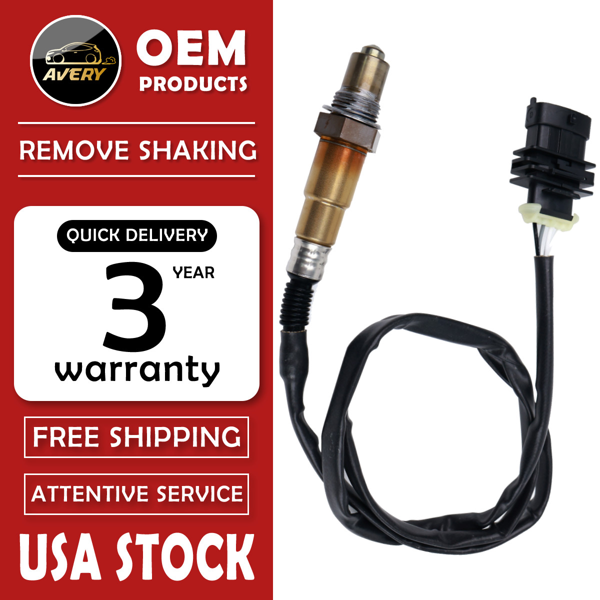 ✅4 Upstream Downstream Oxygen O2 Sensor For Maserati Ghibli Quattroporte Levante