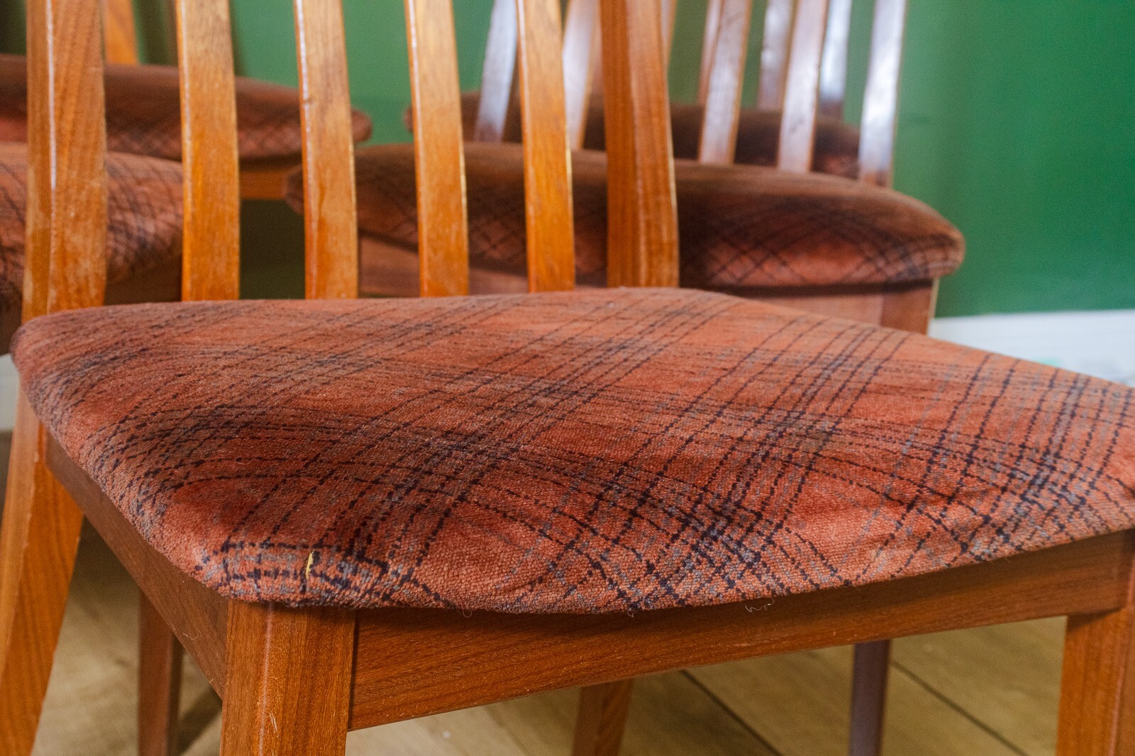 Set of 6 Teak G Plan Fresco Upholstered Dining Chairs eBay