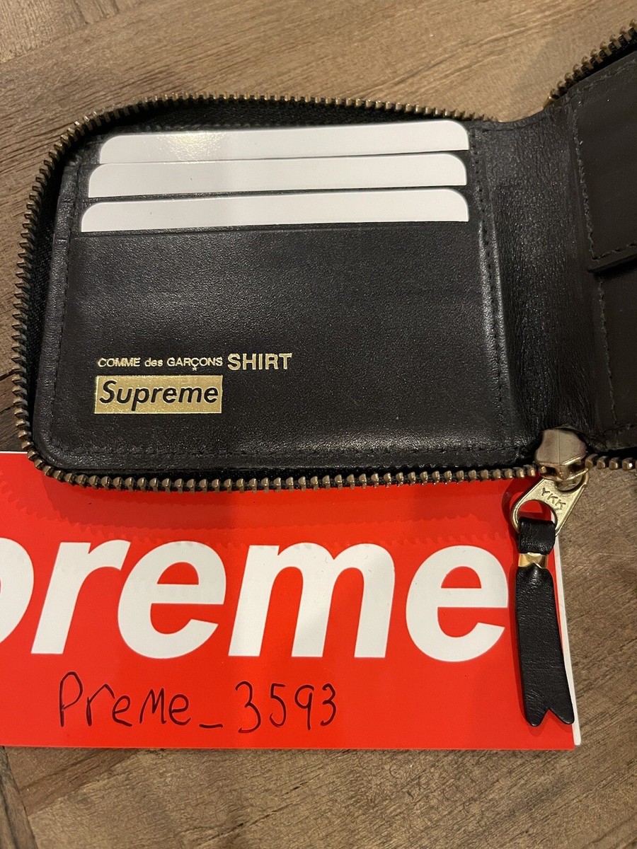 Supreme × Comme des Garcons Wallet Dot Pattern Color Black SS2015