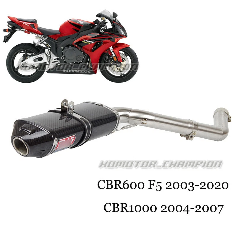 For Honda CBR600 F5 03 20 CBR1000 04 07 Motorcycle Exhaust Mid Link Pipe Muffler