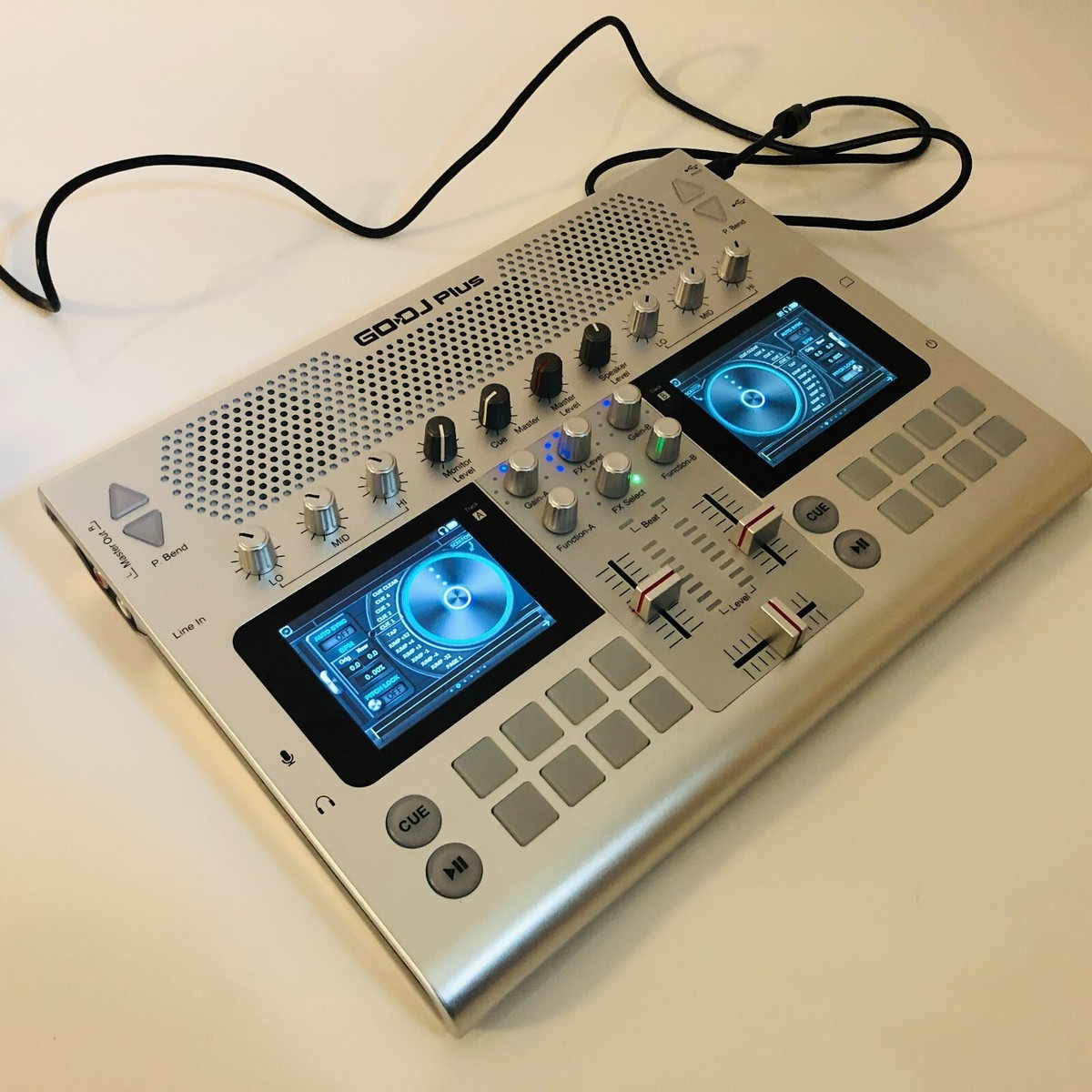 GODJ Plus Portable DJ Equipment Full Digital Speaker Silver Japan