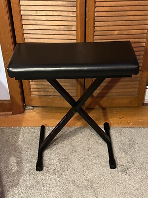 Ultimate Support JamStands JS-LB100 Large Keyboared Bench, 3'' Padded Seat