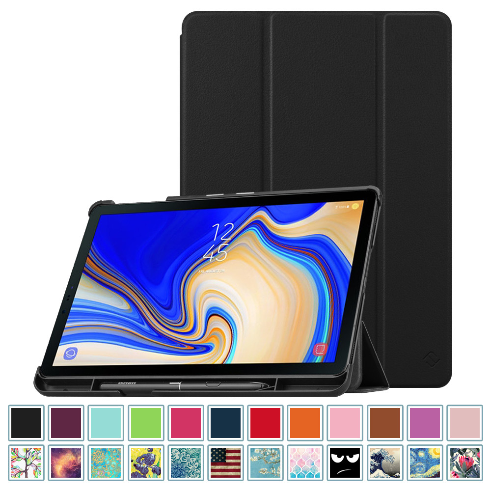 For Samsung Galaxy Tab S4 inch 2018 Slim Case Cover Stand with S Pen  Holder