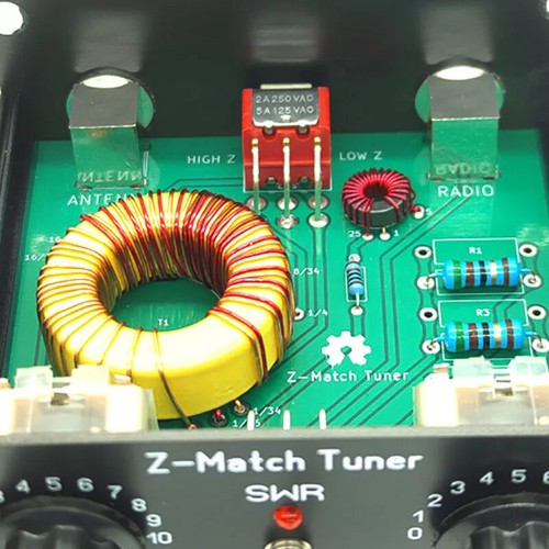 New QRP Z-Match Manual Antenna Tuner DIY Accessories HAM - Zdjęcie 5 z 6