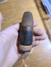 RARE EARLY G. LEBLANG 4L Hard Rubber Bass Clarinet Mouthpiece