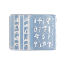 Molde de silicona para arte en uñas molde de manicura de setas decoraciones para manicuristas
