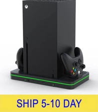 Charging Stand with Cooling Fan, CODOGOY Vertical Stand Compatible with Xbox Ser