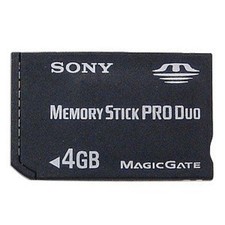 Sony 4GB Memory Stick Pro Duo Card MSX-M4GN 