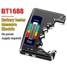 Digital Battery Tester for AA AAA C D 9V Battery Types with LCD Screen