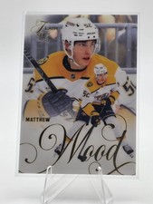 Matthew Wood 2025/26 Upper Deck Flair Hockey #188 Rookie RC Nashville Predators