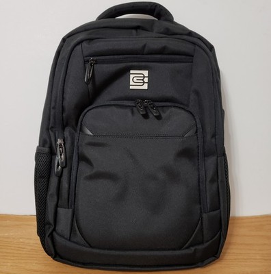 Bruno Cavalli Laptop Backpack USB Charging, 20 Inch Bag, Black