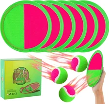 Outside Toys for Kids Ages 4-8 - Toss and Catch Ball Set, Kids Outdoor Games Yar
