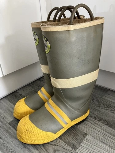 A.R.F.F. Aircraft Rescue Fire Boots Uk 10 - Men’s US 11 Medium - Made in USA