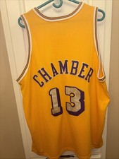 CHAMBER JERSEY 1971-72 WILT CHAMBERLAIN LA LAKERS BASKETBALL MITCHELL & NESS HWC