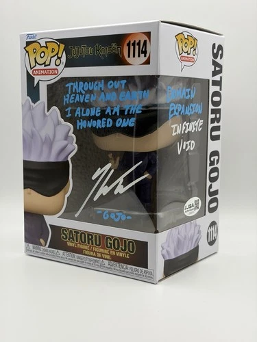 Satoru Gojo Funko POP #1114 - Jujutsu Kaisen - Signed By Kaiji Tang - JSA COA