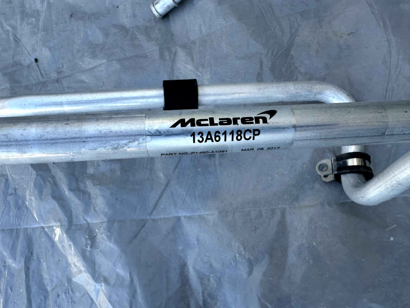 2016-2021 MCLAREN 570S UNDERBODY ENGINE WATER COOLANT HOSES PIPE BRAKE LINE OEM