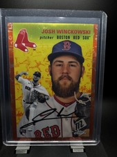 2023 Topps Chrome Platinum Anniversary - Josh Winckowski #19 Orange  /25 (RC)