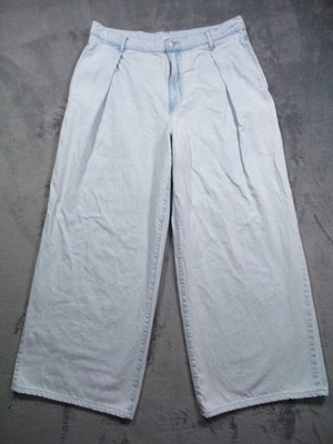 BDG Urban Outfitters Jeans Womens Size 31 Blue Denim Wide Leg Baggy High Rise