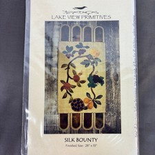 Silk Bounty Penny Rug Pattern 28x13 Lake View Primitives Williamsburg Collection
