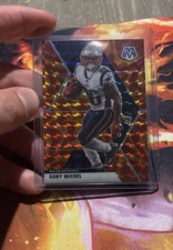 2020 Panini Mosaic - Sony Michel #137 Reactive Gold Mosaic Prizm