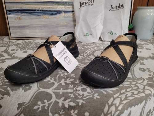 Jambu Pine Mary Jane Strappy Hiking Outside Shoe Womens Black Size 9
